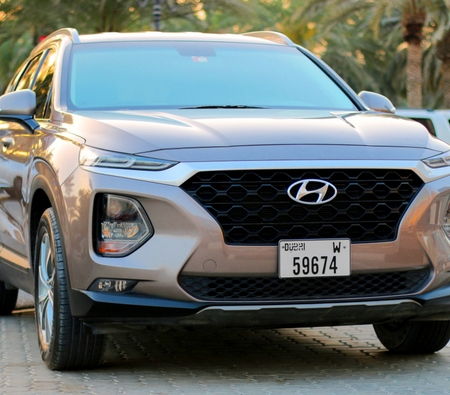 Hyundai Santa Fe 2019 for rent in Аджман